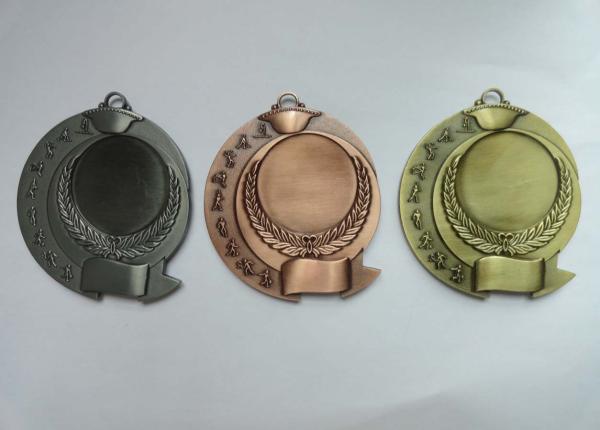 Zinc Alloy Antique Gold Plated 3D Die Cast Military, Sport, Awards Medals