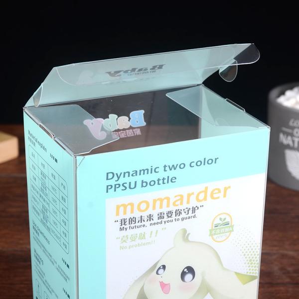 Buy cheap Rectange CMYK Clear Pvc Gift Boxes With Hanger pvc Carton Box from wholesalers