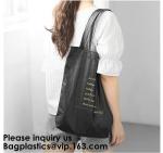 Washable TYVEK Kraft Paper Shopping Bag Shoulder Handbag DuPont Paper Tote Bag
