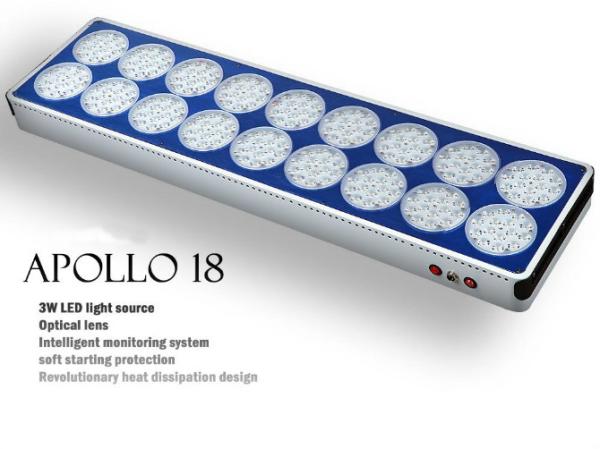 Buy cheap Wholesale 3pcs/lot high quantily Apollo 18 LED Grow Light AC100~240V 700mA Color Red/Blue from wholesalers