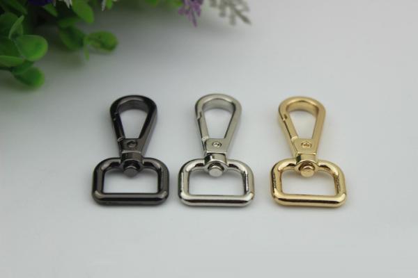 Buy cheap New products shiny gold square shape metal swivel bolt snap hook 16 mm for handbag from wholesalers