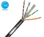 4pairs 23awg FTP CAT6 Outdoor Internet Cable Jelly Filled Or Gel Filled LAN