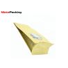 Buy cheap Custom Disposable Kraft Paper Food Bags Flat Bottom With Zipper Top from wholesalers