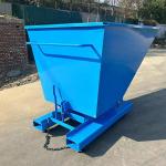 Metal Self Dumping Hopper Tipping Bins 2 Yard Standard 6000 Lb Capacity