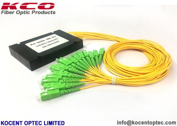 Buy cheap 1:16 PLC Fiber Optic Splitter 1x16 ABS Box 0.9mm 2.0mm 3.0mm 1*16 Modular Splitter from wholesalers