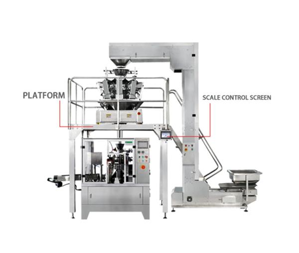Buy cheap Vertical Rotary Snack Nuts Premade Bag Packing Machine 220V 50Hz from wholesalers