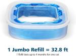 Jumbo 28FT Cat Litter Refills Bags Cartridge Compatible with Your Genie Litter