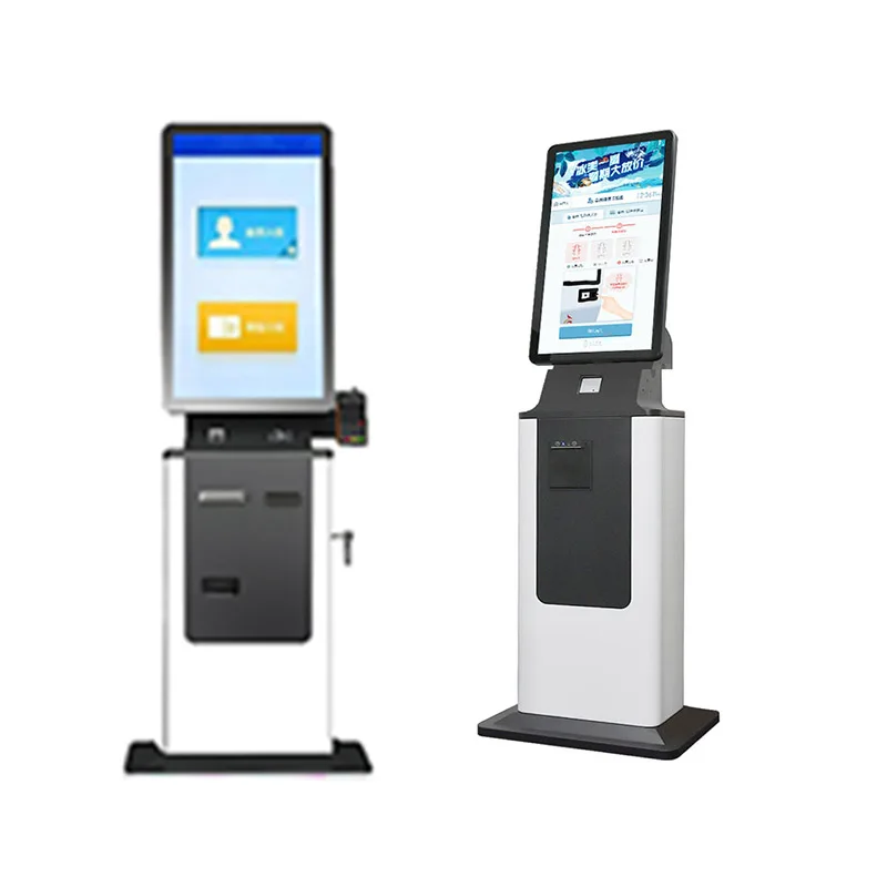 Self Service Hotel Kiosk with Thermal Printer and Automatic Card Dispenser
