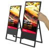 Buy cheap Portable Foldable Ground Stand 49 Inch Hollow Bottom LCD Advertising Display from wholesalers