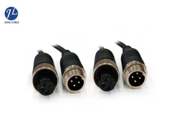 Quality 4Pin Female To Male Aviation Cable For Car CCTV Camera System for sale