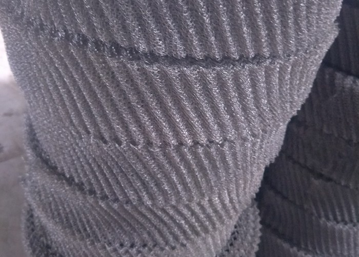 0.1mm*0.4mm Flat Knitted Wire Mesh Roll Knitting Mesh GB ASTM