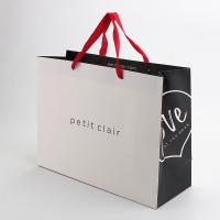 Buy cheap Paper Bag With Your Own Logo Shopping Packaging Bag With Ribbon Handle product