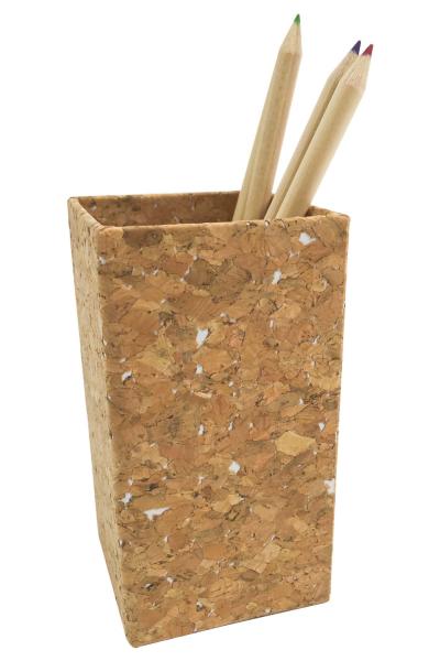 Buy cheap Eco Natural Cork Fabric Cork Pen Holder Tearproof Wearproof from wholesalers