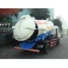 Buy cheap 6 Wheel 5000 Liters Sewage Disposal Truck Vacuum Suction 5 Ton For Sewege Transportation from wholesalers