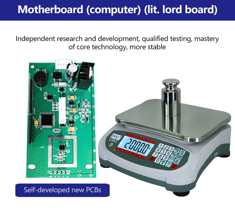 Counting Table Scale with 30000-60000 Precision Configuration LCD Screen Unit g oz lb
