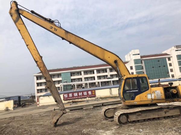 Buy cheap 600mm Shoe Size 21M Long Boom Hyundai R210-5D Used Excavator Machine from wholesalers