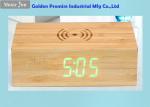 Buy cheap LED Display Bamboo Electronics Bamboo Wireless Charger Odorless Auto Power Off from wholesalers