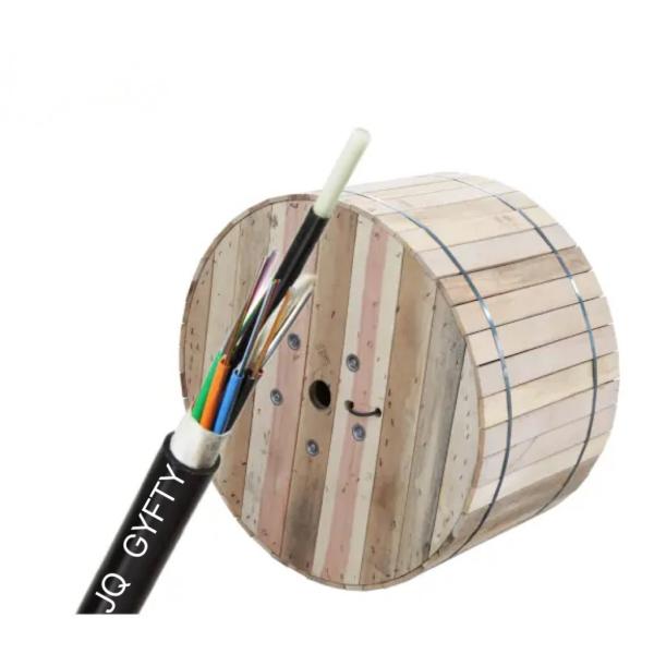 Buy cheap 144 Core Single Mode G652D GYFTY Non Metal duct outdoor fiber optic cable from wholesalers