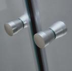 Pivot shower doors 900*1900mm with 6463 aluminium profile and tempered glass