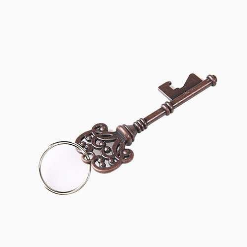 Buy cheap Die casting antique key shape beer bottle opener, innovative wedding favor, cheap promotion gift, bronze / copper coatin from wholesalers