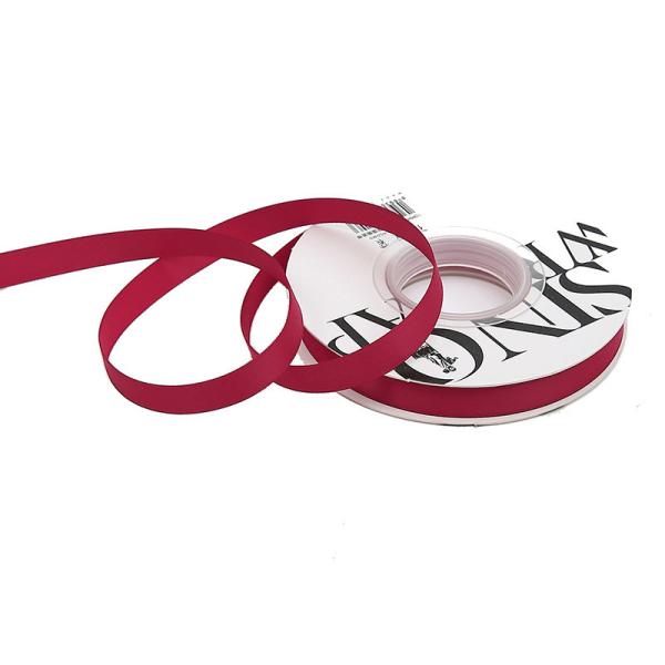 Buy cheap 1cm milk silk double-sided matte ribbon Korean thick satin ribbon handmade DIY bow ribbon bouquet tie from wholesalers