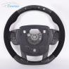 Buy cheap Yellow Stitch Land Rover Series Steering Wheel Carbon Fiber Black Style 35cm from wholesalers