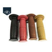 Buy cheap Rubber 22mm Handgrips Motorcycle Replacement Parts Red Color For Chooper Bike product