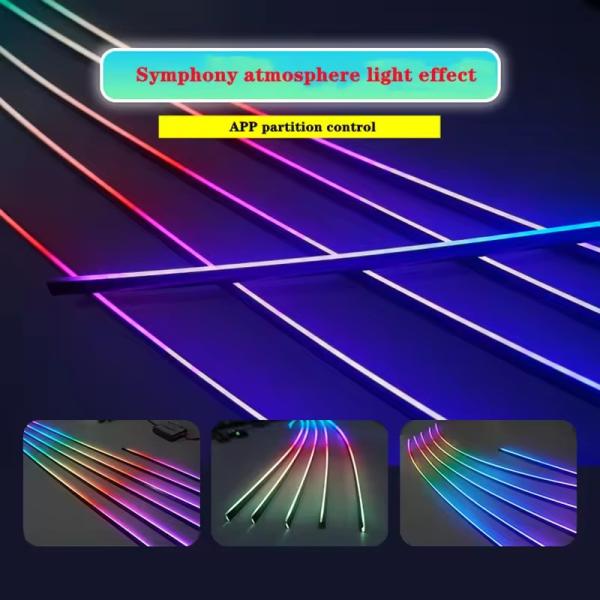 Buy cheap Universal Car Ambient Lights 18 In 1 Atmosphere Interior Rgb Car Mood Lighting from wholesalers