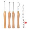 Buy cheap 4pcs DIY Mini Carbide Tipped Wood Lathe Turning Tools Combo Set from wholesalers