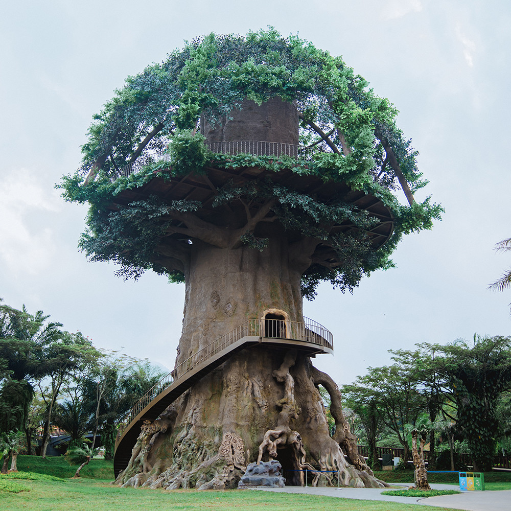30m Tall Magic Treehouse for Sale – Explore Life of Trees & Artificial House Trees Designs"