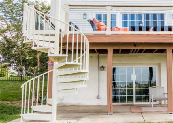 Buy cheap Customized Custom Spiral Staircase Cast Iron Stair Indoor / Outdoor from wholesalers