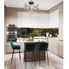 Buy cheap Direct Supplier High Gloos White PVC Finish Kitchen Cabinet With Wooden Melamine from wholesalers