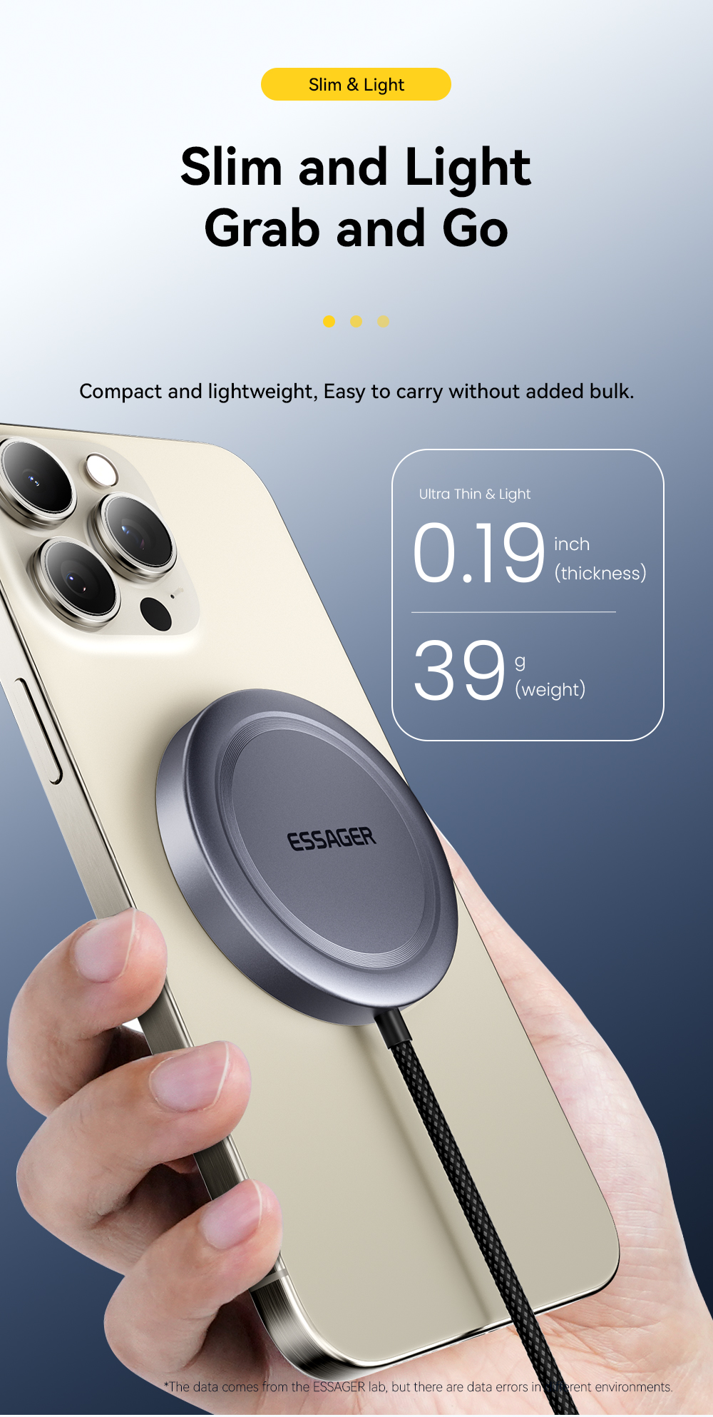 ES-WC11 Series Wireless Phone Charger Fast Charging Wireless Charger 5W 7.5W 10W 15W