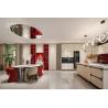 Buy cheap Modern Beige Stainless Steel Kitchen Cabinet With Spanish Sintered Stone from wholesalers