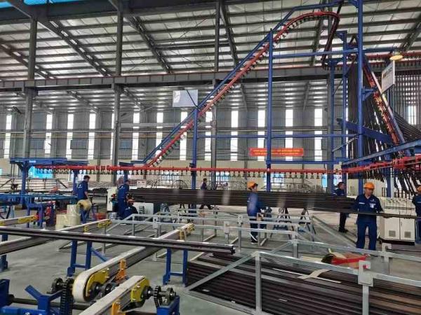 Buy cheap Full-Automatic Aluminium Profiles Vertical Powder Coating Line Equipment from wholesalers