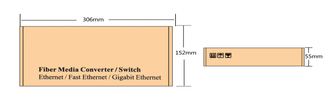 Network Unmanaged Fiber Switch 6 Port High Availability Excellent Heat Elimination