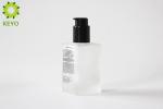 Frosted Glass Foundation Bottle , 120ml Liquid Foundation Pump Bottle