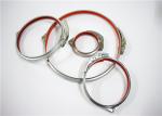 Buy cheap Ventilation Air Duct Heavy Duty Hose Clamps White Silver Seamless Connection from wholesalers