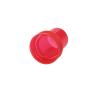 Buy cheap Ribbed Red Plastic Screw Caps Custom Logo Non Spill 28/415 from wholesalers