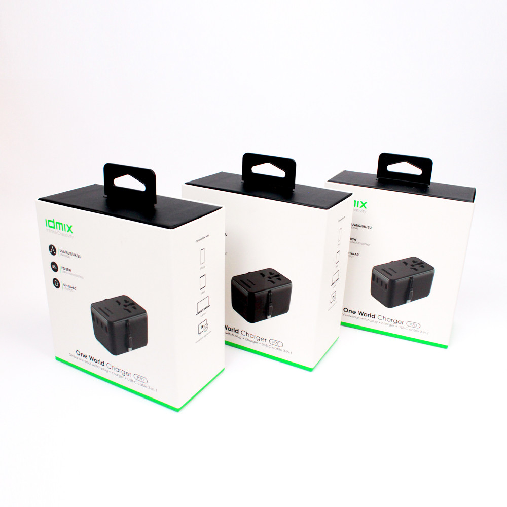 Custom Printed Boxes Packaging For Small Smart Home Products With Hanger