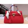 Buy cheap European Style Litchi Pattern Women ' S Satchel Shoulder Bag , Platinum Handbag from wholesalers