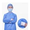 Buy cheap Isolation Gown CE/FDA Hooded SMS 45g Disposable Protective Gowns from wholesalers