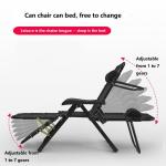 Metal Outdoor Furniture Zero Gravity Beach Lounge Chair for Sunbathing and