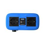 12V 220V DC To AC Car Voltage Converter 200W GaN PD Fast Charger Auto Power
