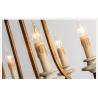 Buy cheap Wood teardrop Iron bronze chandelier for Living room Bedroom (WH-CI-72) from wholesalers