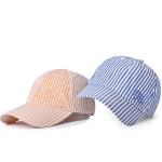 Fashion Black White Plush Checked Cap Gingham Plaid Baseball Hat