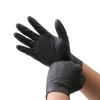 Buy cheap Xingyu Touchscreen Powder Free Black Nitrile Disposable Gloves product