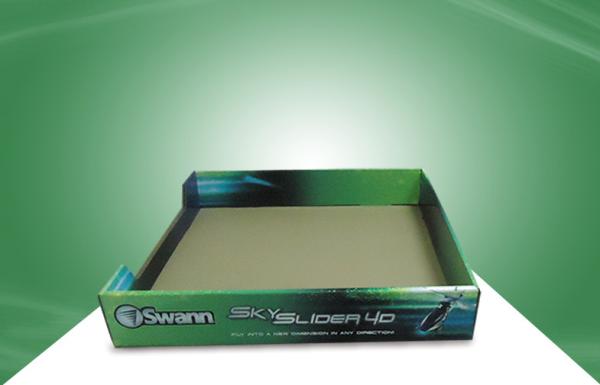 Buy cheap OEM Green PDQ Tray Countertop Cardboard Display Boxes for POS Gift Toy from wholesalers