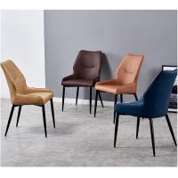 Buy cheap Modern Soft Bag Backrest Leather Padded Dining Chairs L Size 890mm Height product