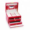 Buy cheap factory price custom logo luxury jewelry box velvet Jewelry Organizer from wholesalers